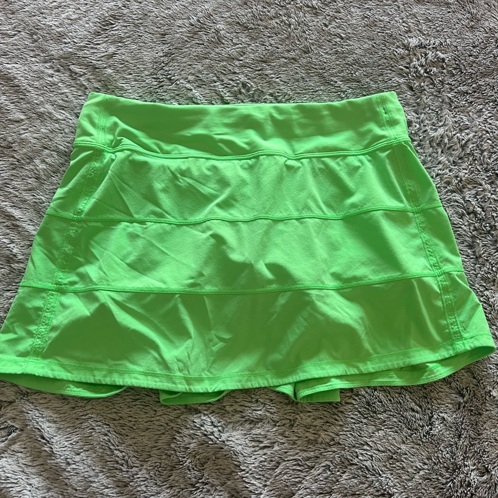 Lululemon Green Athletic Skort